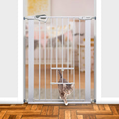 Callowesse Akita Extra Tall Baby & Pet Gate – White
