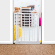 Callowesse Narrow Baby & Toddler Pressure Fit Door & Stair Safety Gate | 67-75cm x H79cm - White image 8
