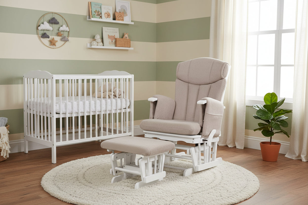 Chatsworth Glider Chair with Footstool