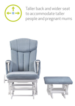 Chatsworth Glider Chair with Footstool
