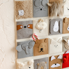 Woodland Felt Advent Calendar & Wall Organizer