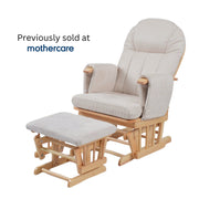 Nursing Chair and Footstool - Mothercare Best Seller - Natural/Beige image 3