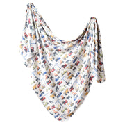 Copper Pearl Knitted Swaddle Blanket Diesel image 1