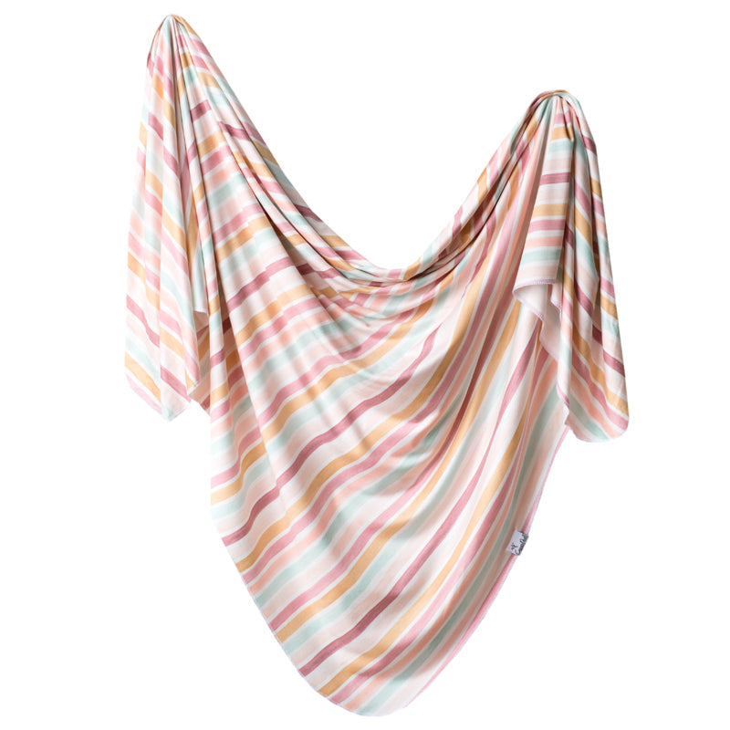 Copper Pearl Knitted Swaddle Blanket Enchanted