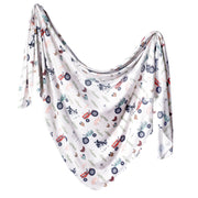 Copper Pearl Knitted Swaddle Blanket Jo image 1