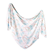 Copper Pearl Knitted Swaddle Blanket Whimsy image 1