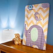 Callowesse Soft Foam Baby Changing Mat - Elephant Chevron image 7