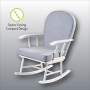 Dalby Nursing Rocking Chair - White/Cloud Grey image 3
