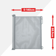 Callowesse Air Retractable Stair Safety Gate 0-140cm – Grey image 8