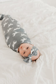 Copper Pearl Knitted Swaddle Blanket Colt image 2