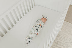 Copper Pearl Knitted Swaddle Blanket Jo