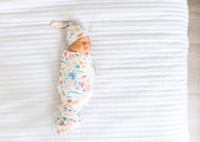 Copper Pearl Knitted Swaddle Blanket – Nautical image 2