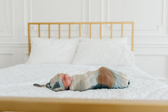 Copper Pearl Knitted Swaddle Blanket Picasso
