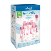 Dr Brown's Anti-Colic Options+ Narrow Neck Pink Baby Bottle Gift Set image 2