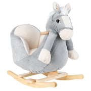 Kikka Boo Grey Horse Rocking Toy with Sound image 2