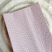 Anti-Roll Wedge Changing Mat - Dusky Pink Spotty Print image 8