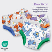 3 Pack Reusable Potty Training Pants in Outdoor Animals - Enhanced Design image 2