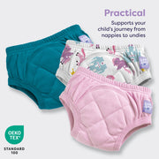 3 Pack Reusable Potty Training Pants in Pegasus Palace Mix - Enhanced Design image 2