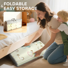 AIYAPLAY Foldable Double-Sided Baby Play Mat