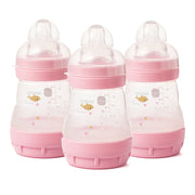 MAM Easy Start Anti-Colic Bottle Pink 160ml 3Pk image 1