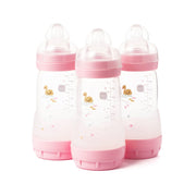 MAM Easy Start Anti-Colic Bottle Pink 260ml 3Pk image 1
