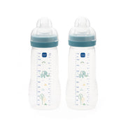MAM Easy Active Bottle 330ml Blue 2Pk image 1
