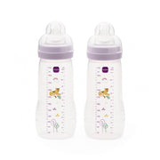 MAM Easy Active Bottle 330ml Pink 2Pk image 1