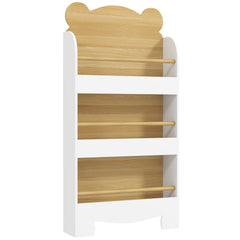 AIYAPLAY 3-Tier Kids Bookshelf – White