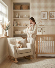 Bristam Nursing Chair – Natural Oak image 1