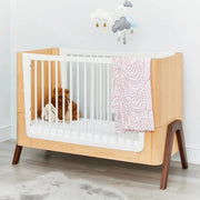 Gaia Baby Hera Convertible Cot Bed - Natural/Walnut image 4