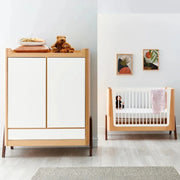 Gaia Baby Hera Convertible Cot Bed - Natural/Walnut image 6