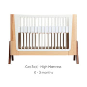 Gaia Baby Hera Convertible Cot Bed - Natural/Walnut image 10