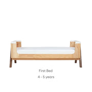 Gaia Baby Hera Convertible Cot Bed - Natural/Walnut image 14