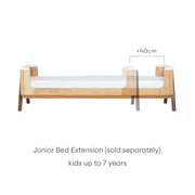 Gaia Baby Hera Convertible Cot Bed - Natural/Walnut image 15