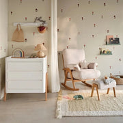 Gaia Baby Hera Rocking Chair - Natural Oak/Barley image 2
