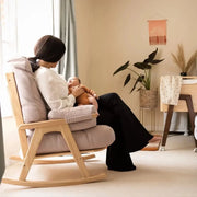 Gaia Baby Hera Rocking Chair - Natural Oak/Barley image 3