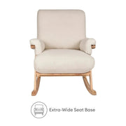 Gaia Baby Hera Rocking Chair - Natural Oak/Barley image 5