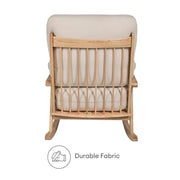 Gaia Baby Hera Rocking Chair - Natural Oak/Barley image 8