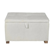 Gaia Baby Serena Nursing Chair and Footstool Set - Ecru Corduroy image 12