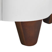 Gaia Baby Serena Mini Cot & Dresser Room Set - White/Walnut image 4