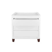 Gaia Baby Serena Mini Cot & Dresser Room Set - White/Walnut image 10