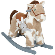 AIYAPLAY Plush Animal Rocking Horse with Sound – Brown image 9