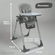 Flare Baby & Toddler Highchair - Grey image 8