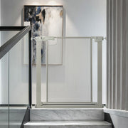 Callowesse Metal Mesh Baby Stair Gate - Ash Grey image 3