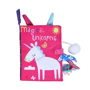 0-36M Baby Early Learning Toy Tail Cloth Book Parent-child Interactive Sound Paper Puzzle Cloth Book Rattle image 3