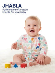 Mulmul Muslin Cotton Newborn Gift Set – Heart Print Baby Essentials image 8
