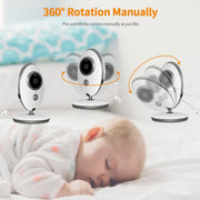 VB605 2.4 inch LCD 2.4GHz Wireless Surveillance Camera Baby Monitor, Support Two Way Talk Back, Night Vision, VB605 image 10
