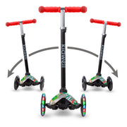 Kidwell UNO 3-Wheel Balance Scooter with LED Wheels – Blue | Ages 3+ image 10
