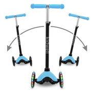 Kidwell UNO 3-Wheel Balance Scooter with LED Wheels – Blue | Ages 3+ image 5
