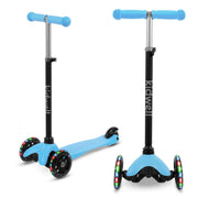 Kidwell UNO 3-Wheel Balance Scooter with LED Wheels – Blue | Ages 3+ image 6